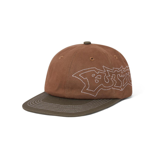 Butter Goods Yard 6 Panel Cap (Brown / Army)