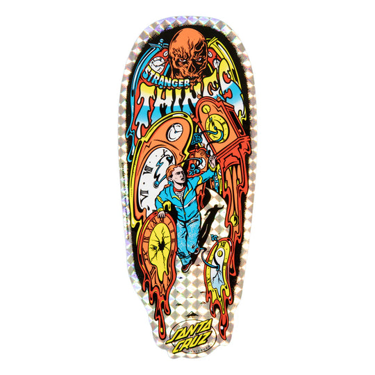 Santa Cruz x Stranger Things Grabke Max Melting Clock Deck (9.7" x 29.4")