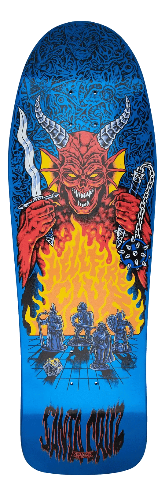 Santa Cruz x Stranger Things Knox Hellfire Pit Deck (10.07" x 31.275")