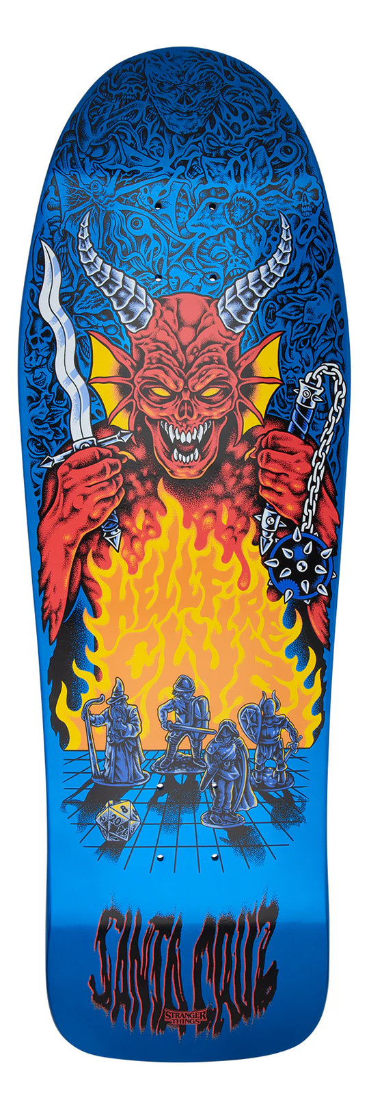 Santa Cruz x Stranger Things Knox Hellfire Pit Deck (10.07" x 31.275")