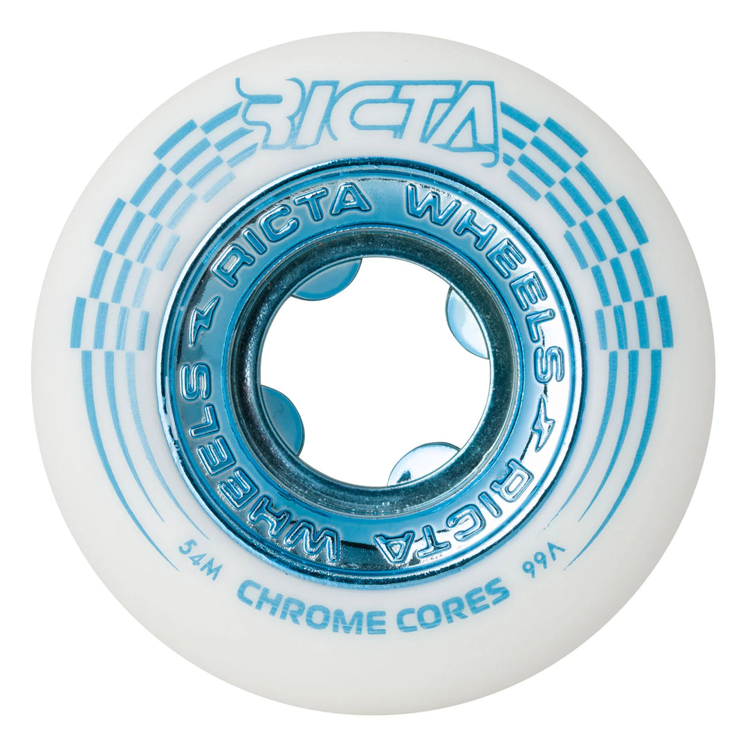 Ricta Wheels Chrome Core White Teal (99a 54m)