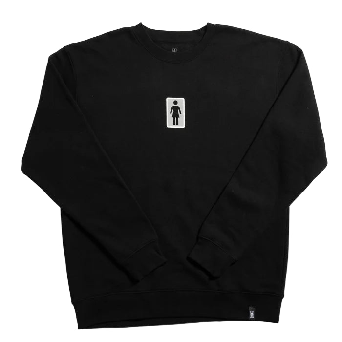 Girl Classic OG Crewneck (Black)