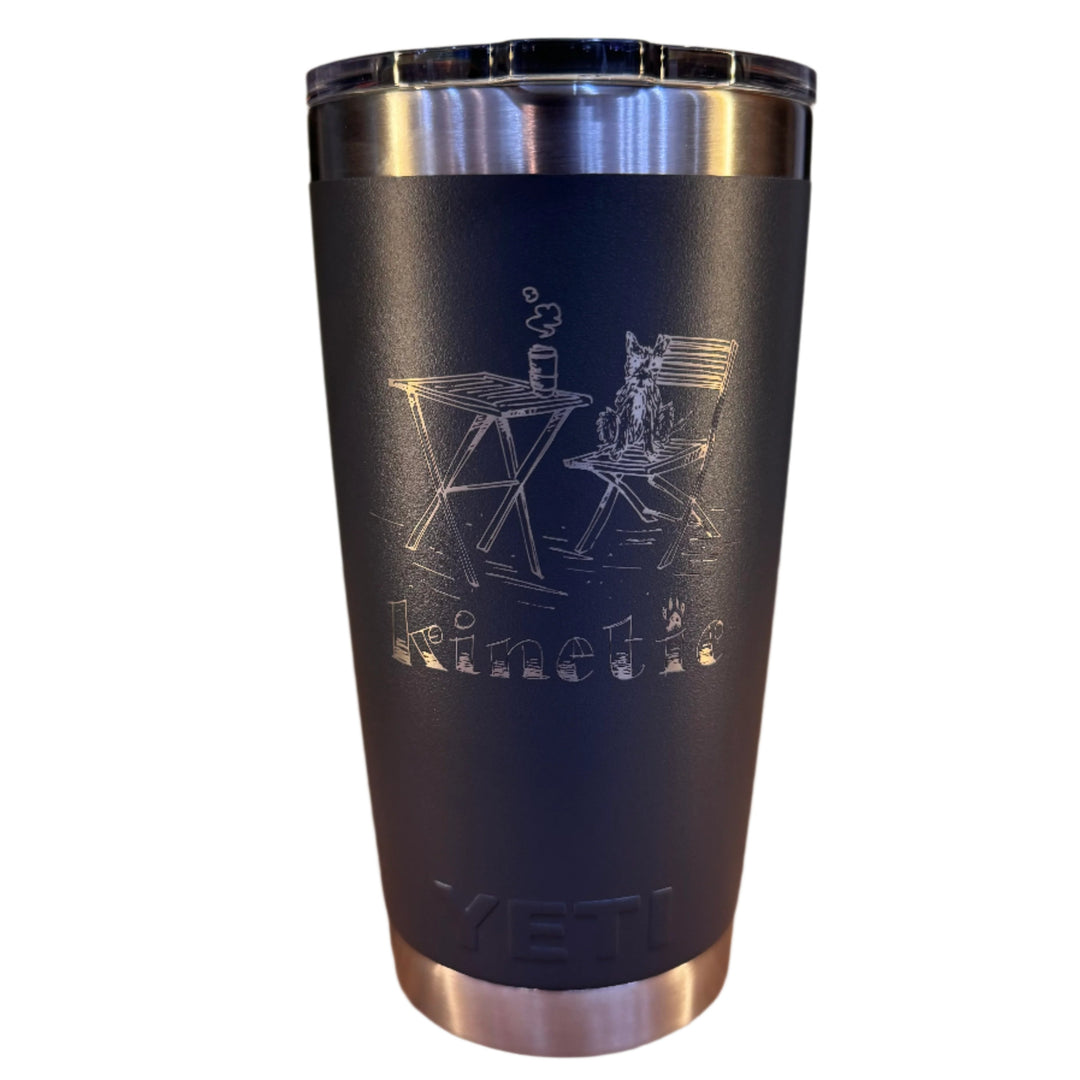 YETI x Kinetic Auggie Rambler 20 oz Tumbler (Charcoal)