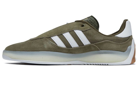 white leather stripes