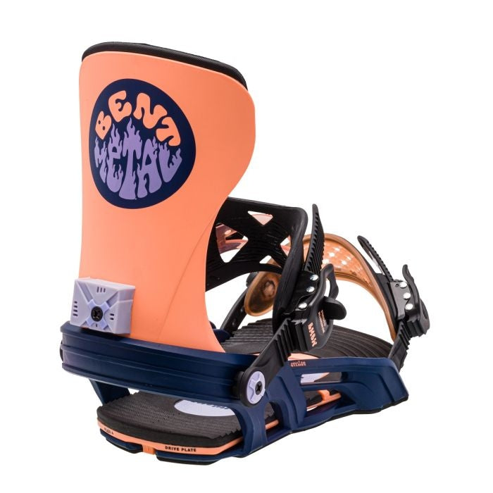Bent Metal Stylist Bindings (Orange/Blue)