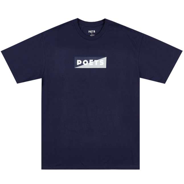 Poets Cinzano Tee (Navy/Gray)