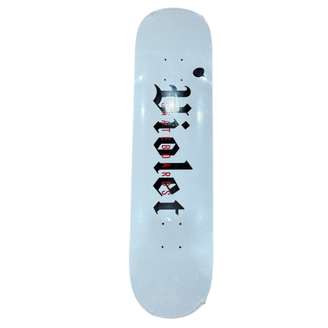 Violet Straight up Deck (white)