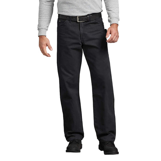 Dickies Relaxed Fit Heavyweight Duck Carpenter Pants (Black)