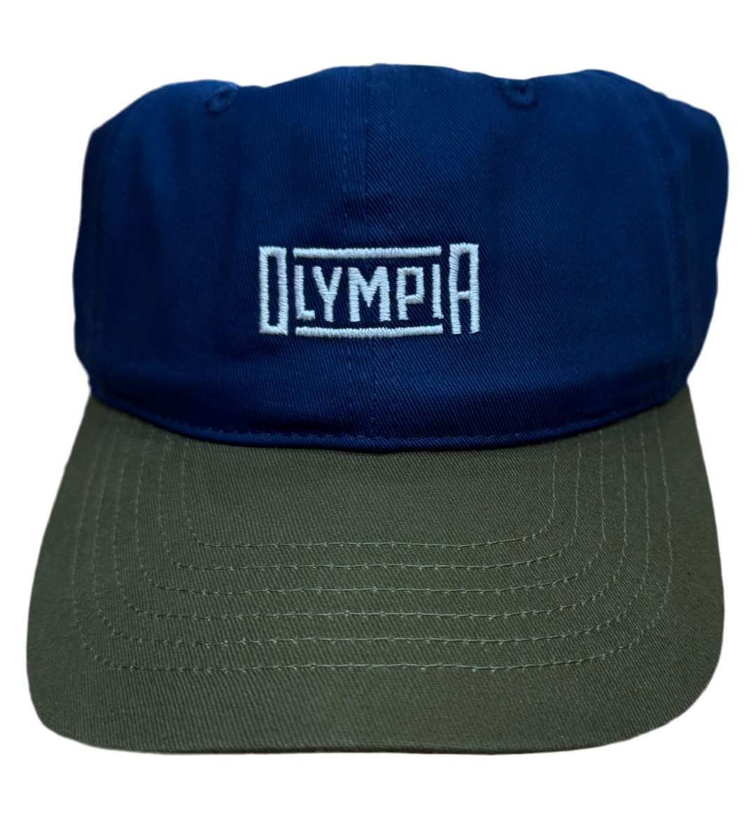 Olympia Supply 6 Panel Hat (Navy/Olive)