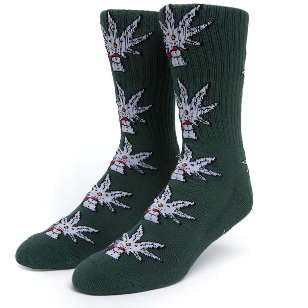 HUF Snow Buddy Sock (Forest Green)