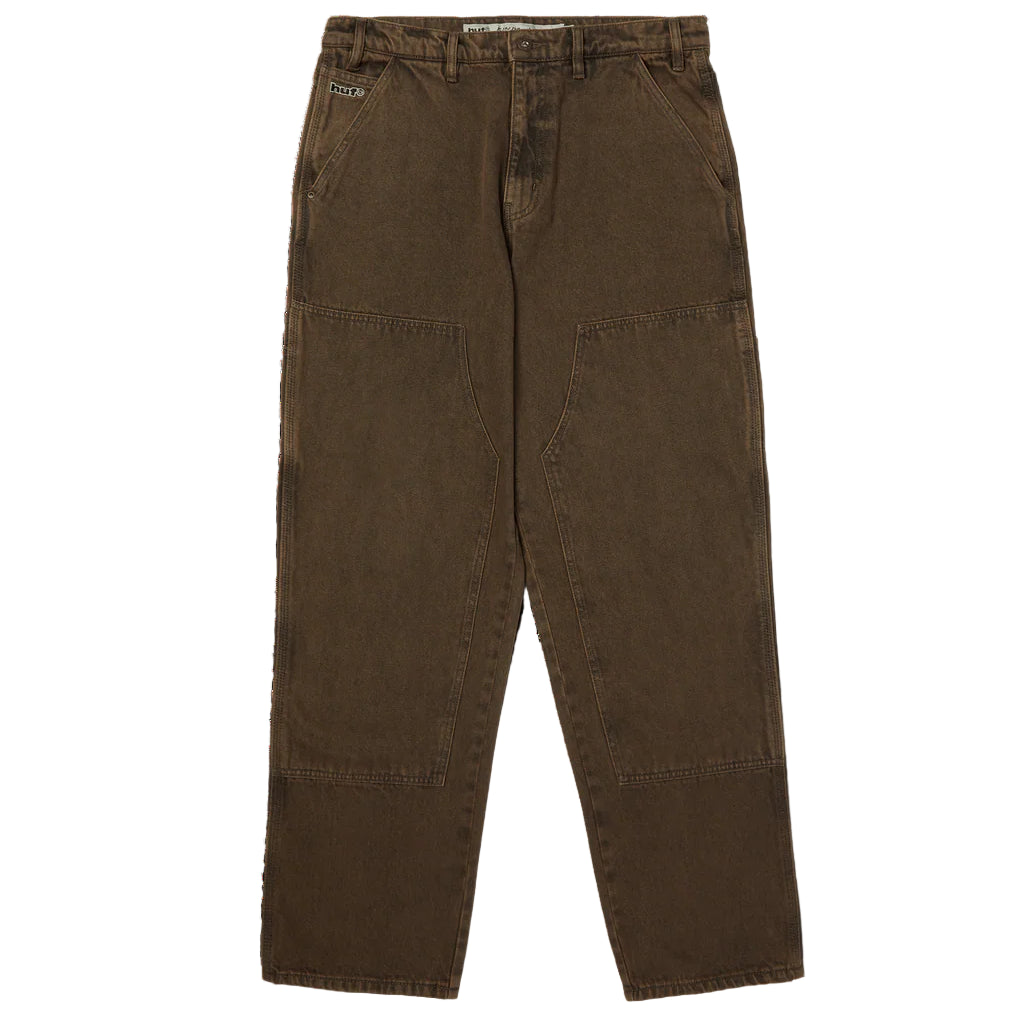 Brown pants on a white background