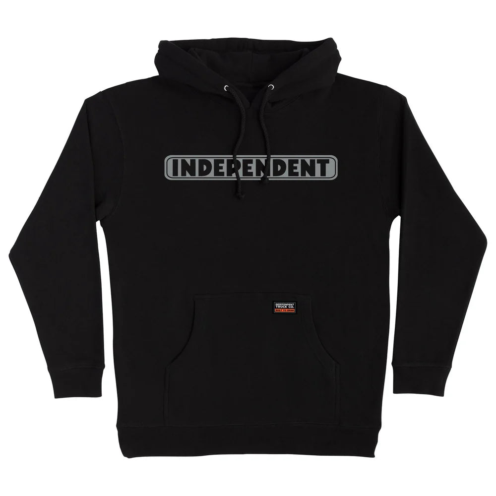 Independent Bar Logo Reflective Youth Hoodie (Black)