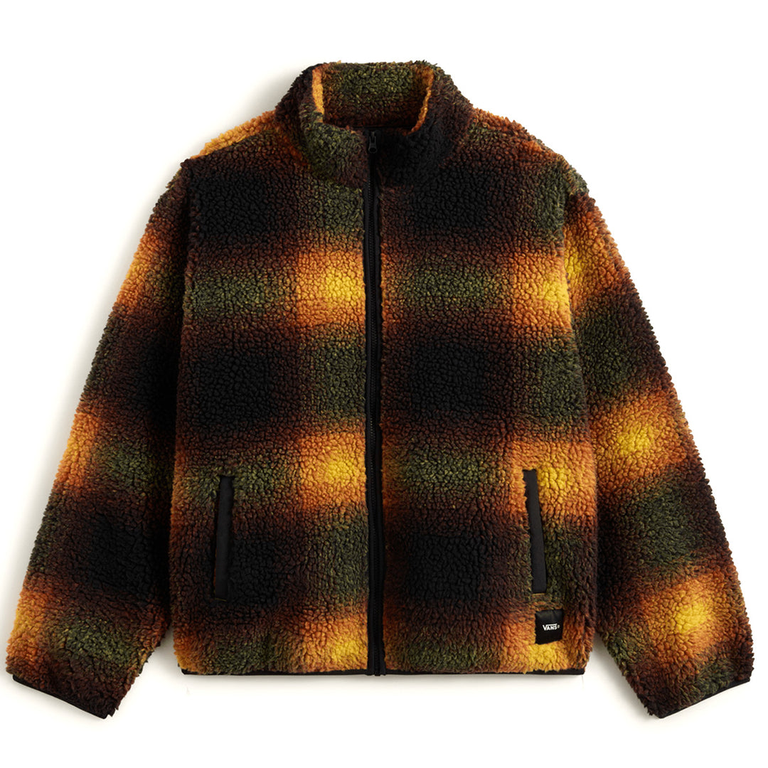 Vans Height Sherpa Full Zip Up (Black/Herritage)