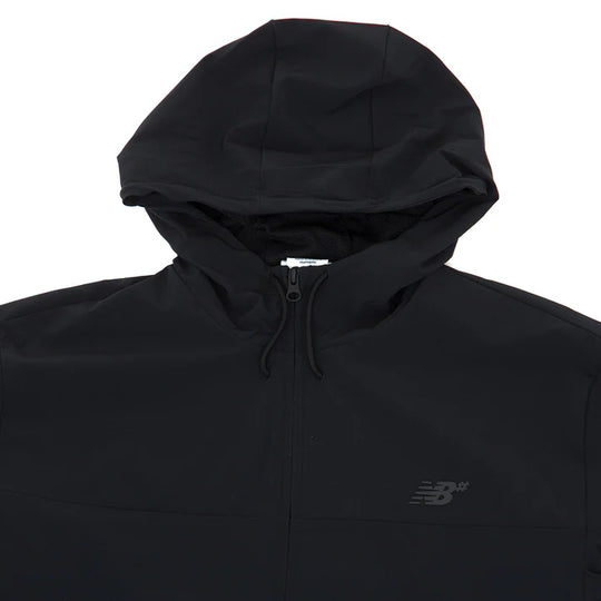 New Balance Numeric Woven Full Zip Jacket (Black)