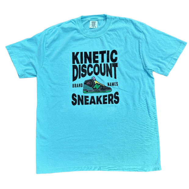 Kinetic Discount Sneaks T-Shirt (Lagoon Blue)