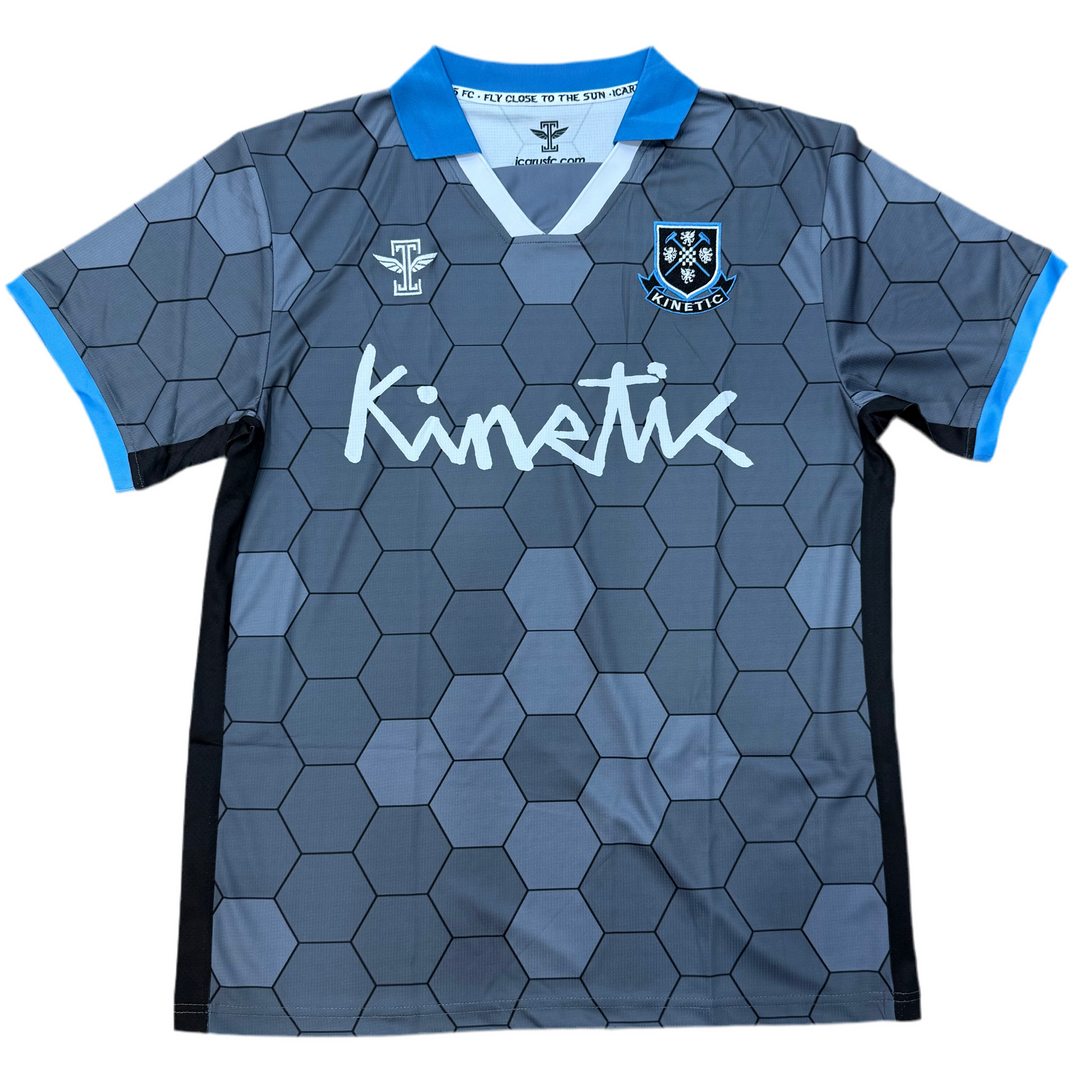 Kinetic Rodney Square Soccer Jersey (Blue/Grey)
