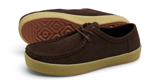 brown suede