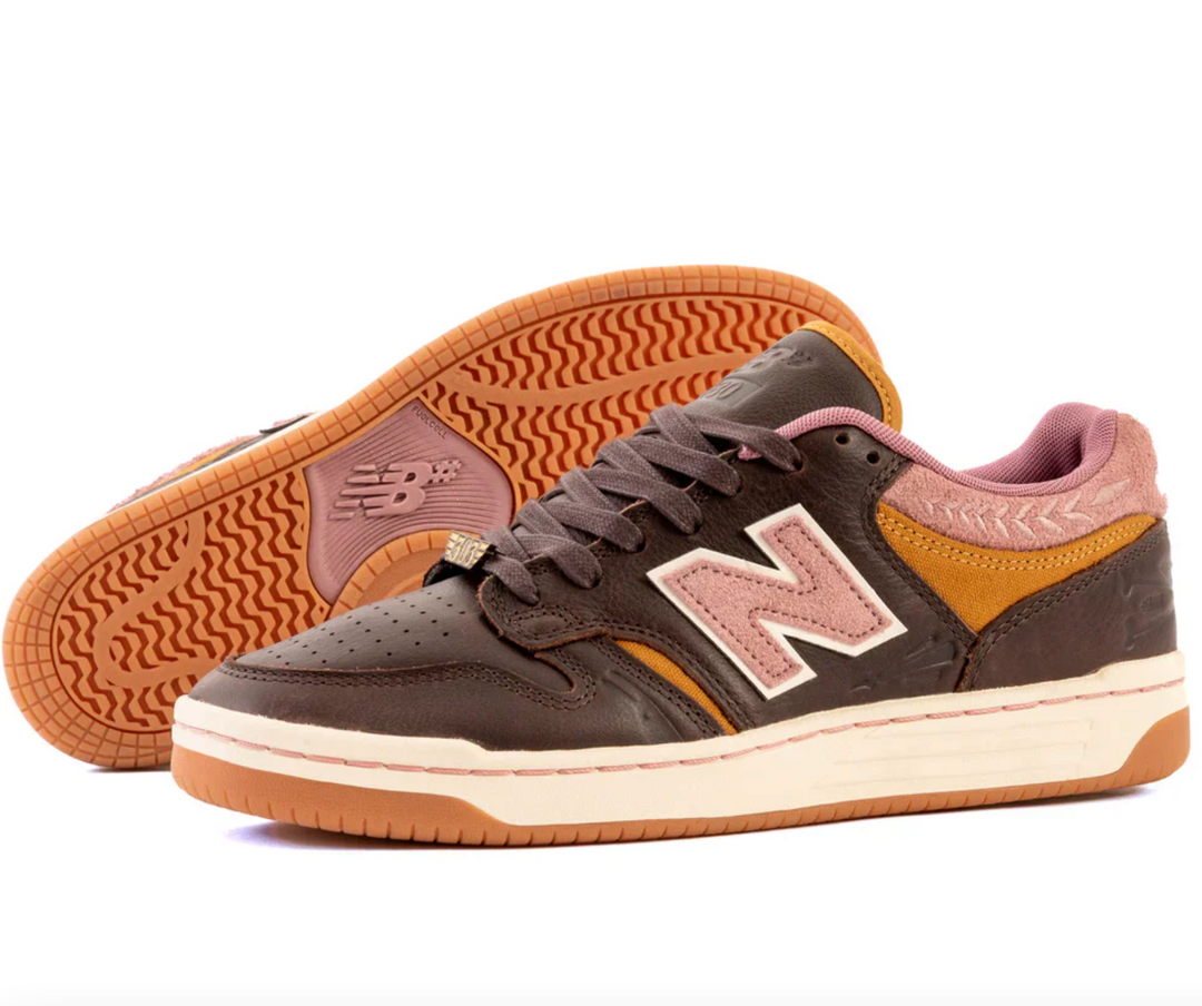 New Balance Numeric 480 303 x Jeremy Fish (Brown/Pink)