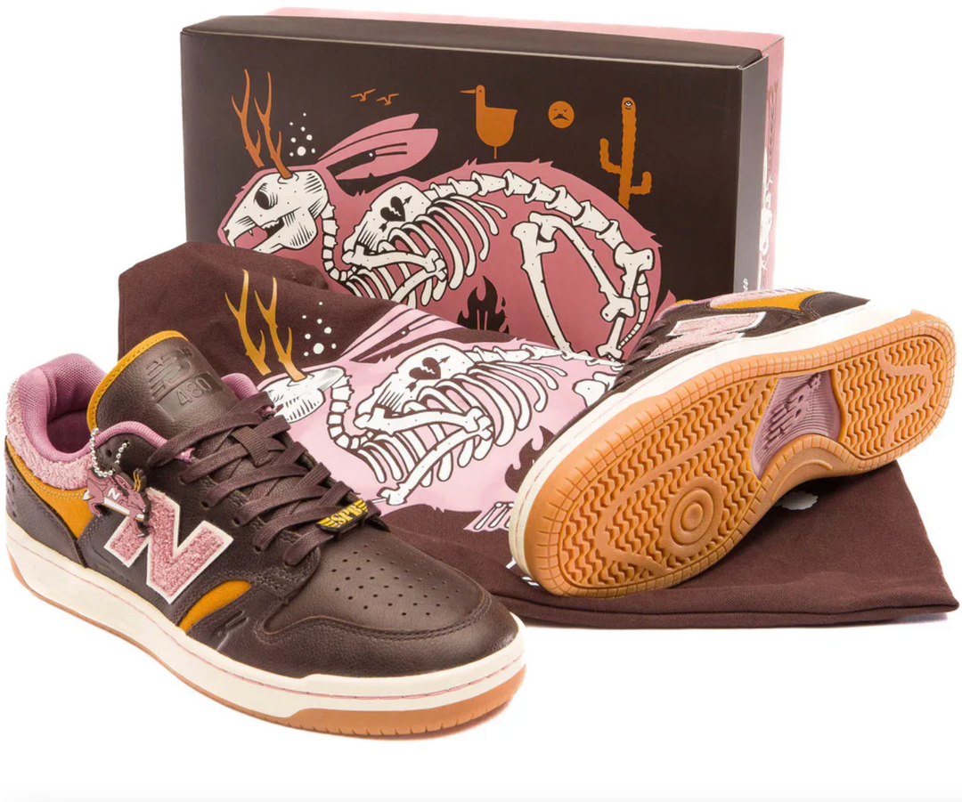 New Balance Numeric 480 303 x Jeremy Fish (Brown/Pink)