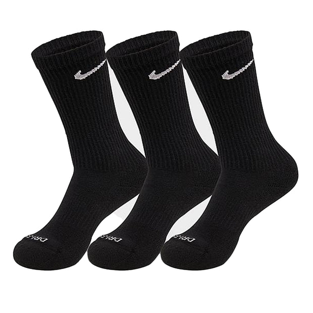 Nike Everyday Plus Crew Socks 3-Pack (Black)