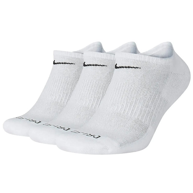 Nike Everyday Plus Cushioned x 3 Socks - White/Black