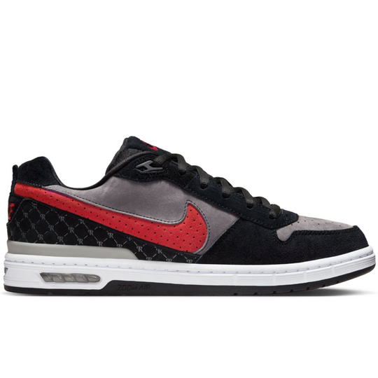 Nike SB Paul Rodriguez Zoom Air Low QS (Black/Varsity Red-Flint Grey-Black)