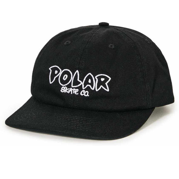 Polar-Outline-Logo-Michael-Cap-(Black)