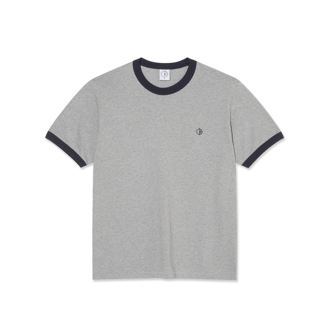 Polar Ringer Tee (Heather Grey/Navy)