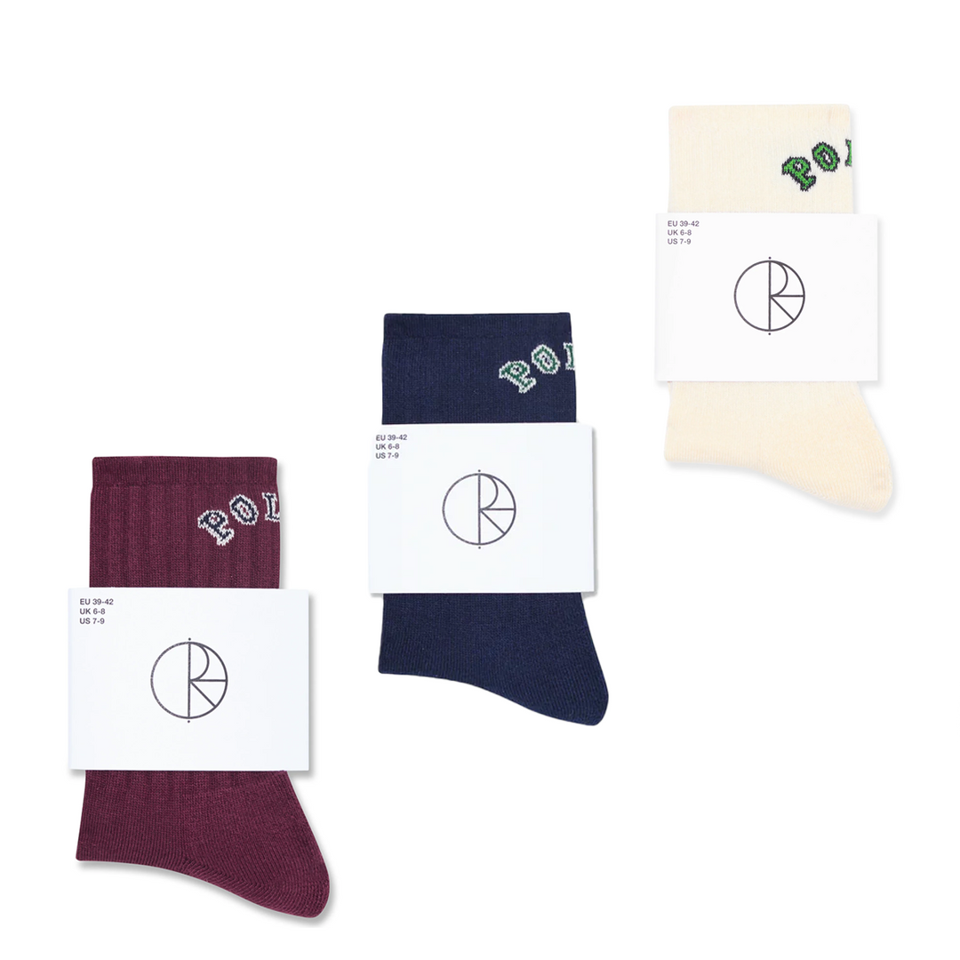 Polar Rib Socks College Logo