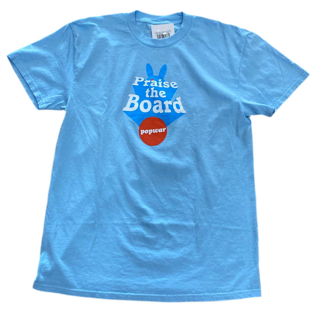 Popwar Praise the Board Tee (Light Blue)
