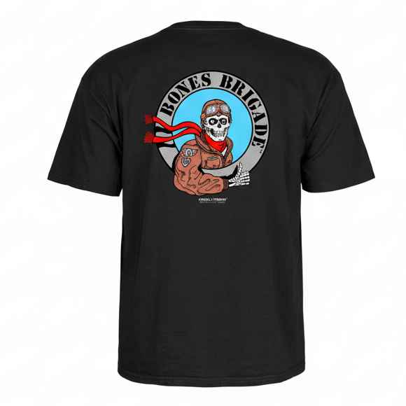 Powell Peralta Bones Brigade Pilot Ripper Tee Series 17 (Black