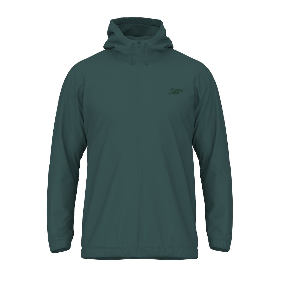 New Balance Numeric Woven Full Zip Jacket (New Spruce)
