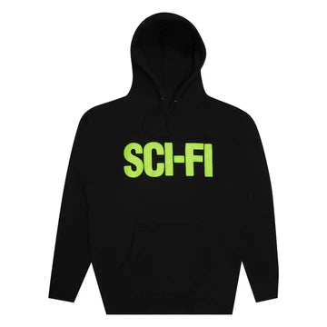 Sci-Fi Fantasy Big Sci-Fi Hood (Black/Green)
