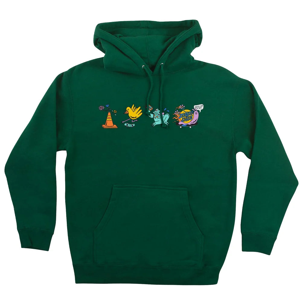 Santa Cruz Skate Like A Girl Hoodie (Alpine Green)