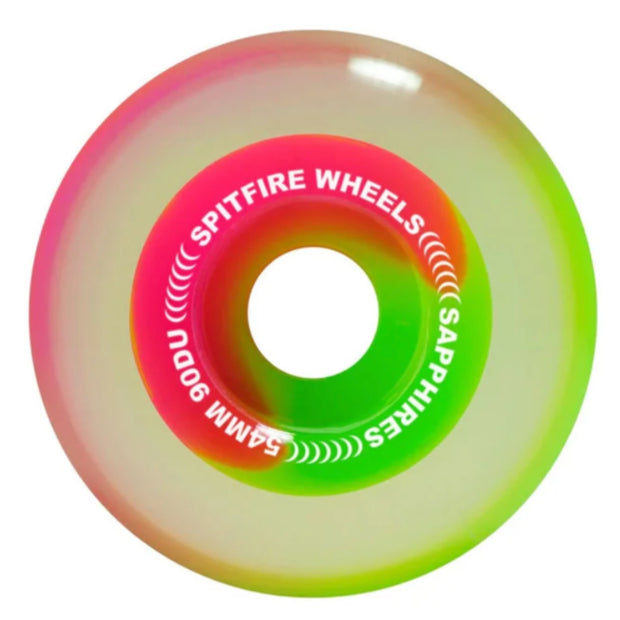 Spitfire Sapphire Wheels 90D (Pink/Green)