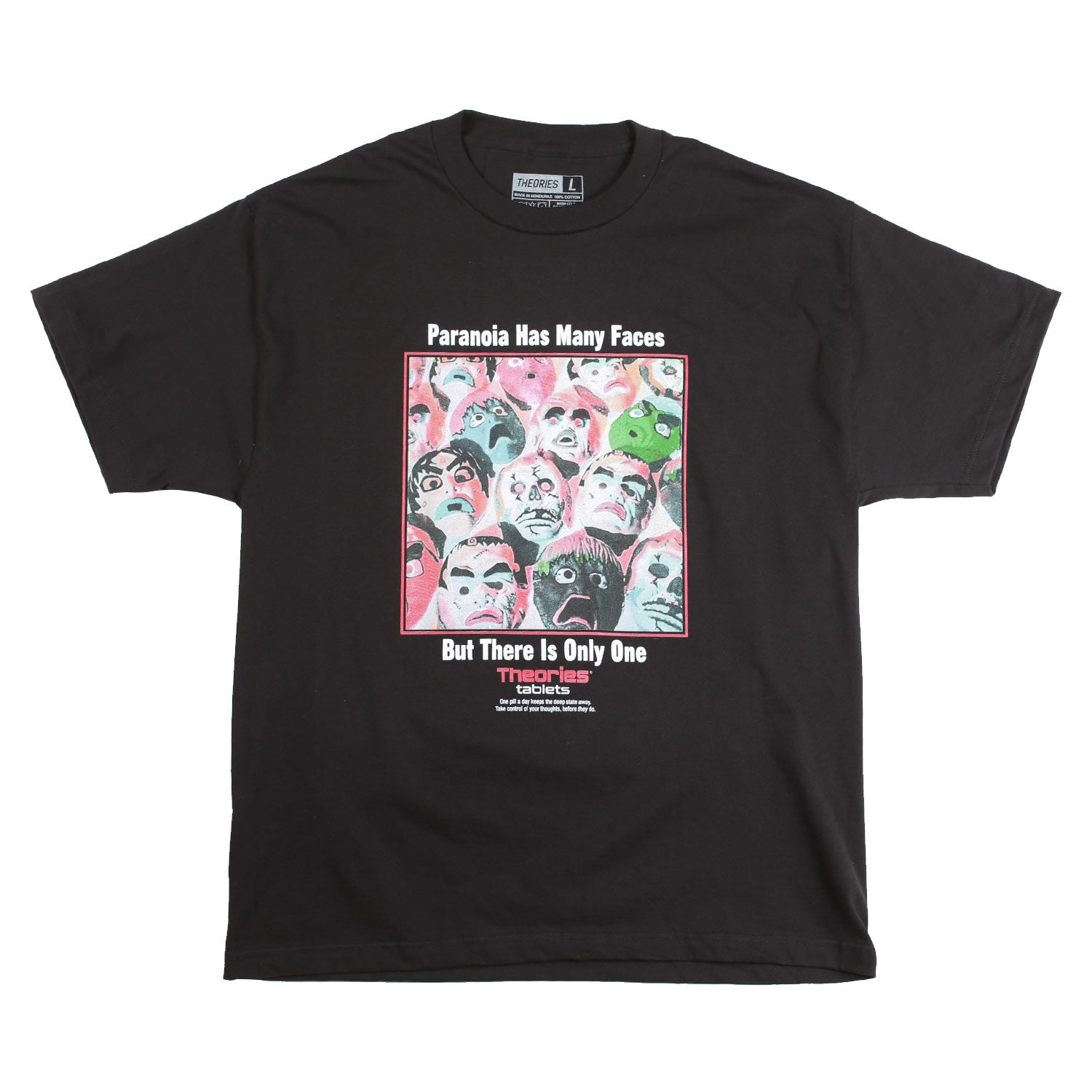 Theories Paranoia Tee (Black) – Kinetic / Nocturnal