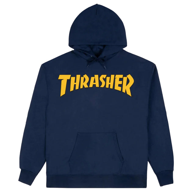 Thrasher flame shop logo hood