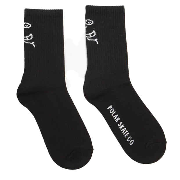 Polar Face Socks (Black)