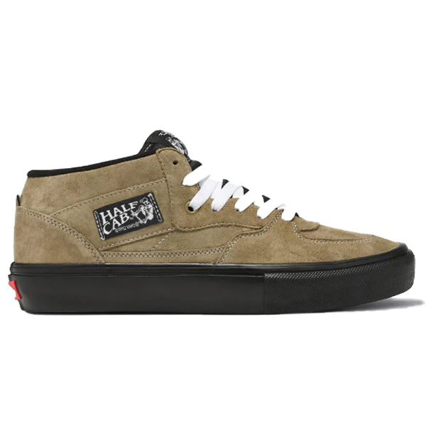 Vans Skate Half Cab (Pig Suede Olive/Black) - Main Image