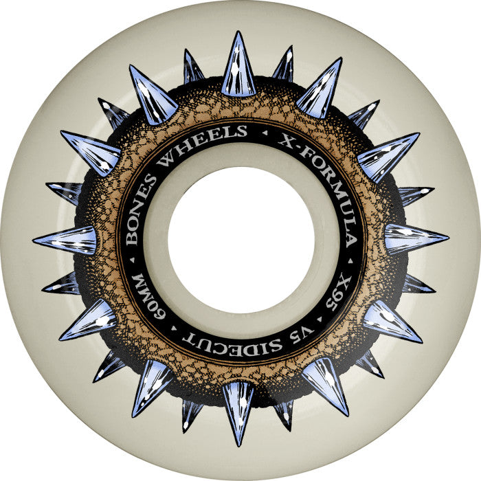 Bones Street Cleats X-Formula V5 Sidecut 95A Wheels (60mm)