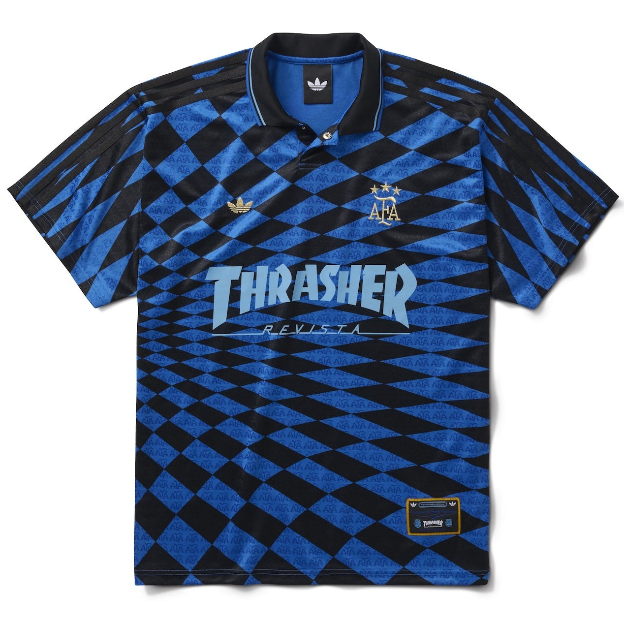 Adidas Skate Thrasher x AFA Jersey (Black/Blue) – Kinetic / Nocturnal