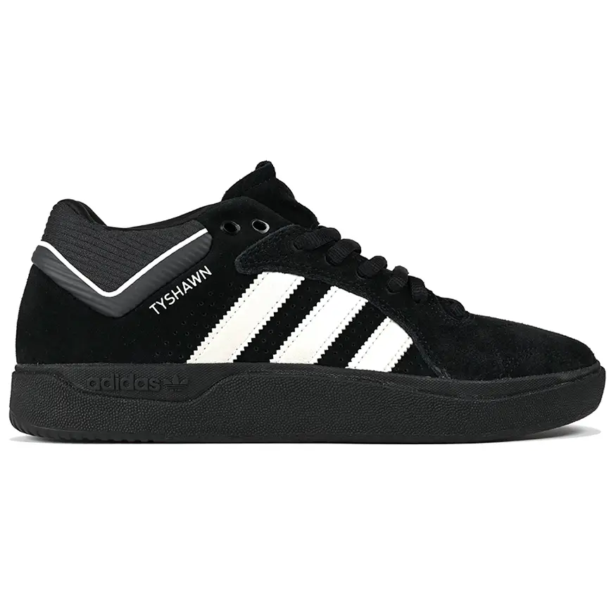 adidas tyshawn jones black shoe white IG4113