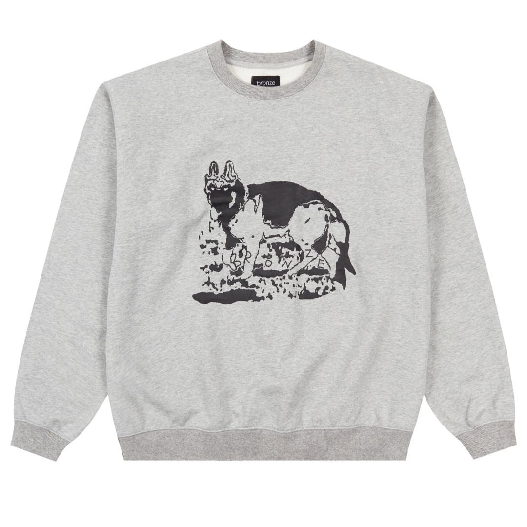 Bronze 56k K9 Crewneck (Heather Grey)