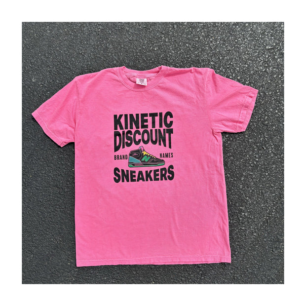 Kinetic Discount Sneaks T-Shirt (Pink)