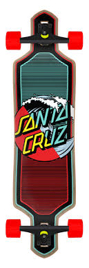 Santa Cruz Wave Dot Splice 9.0 Drop Through Cruzer