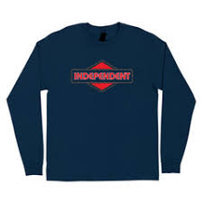 Independent Chain Breaker Longsleeve T-Shirt (Navy)