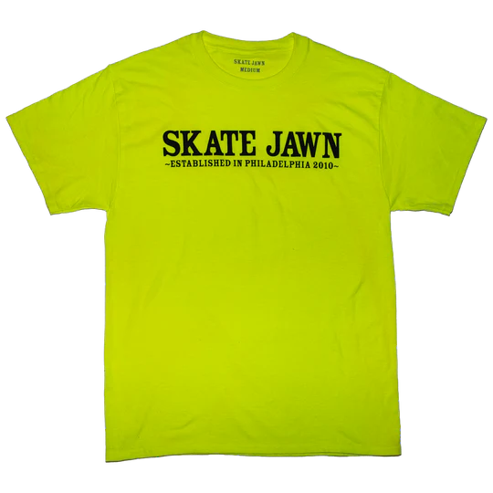 Skate Jawn Established Tee (Hi Vis)