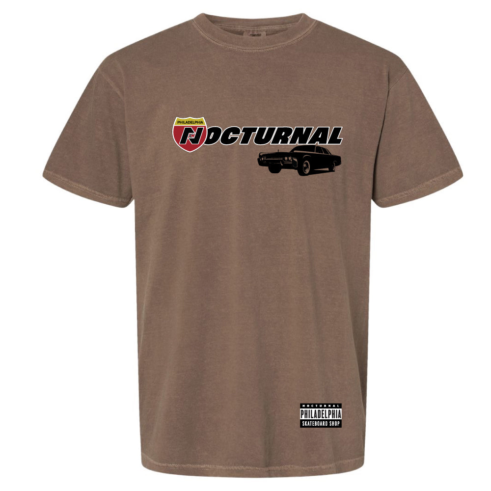 Nocturnal "Freeway" Tee Shirt (Espresso)