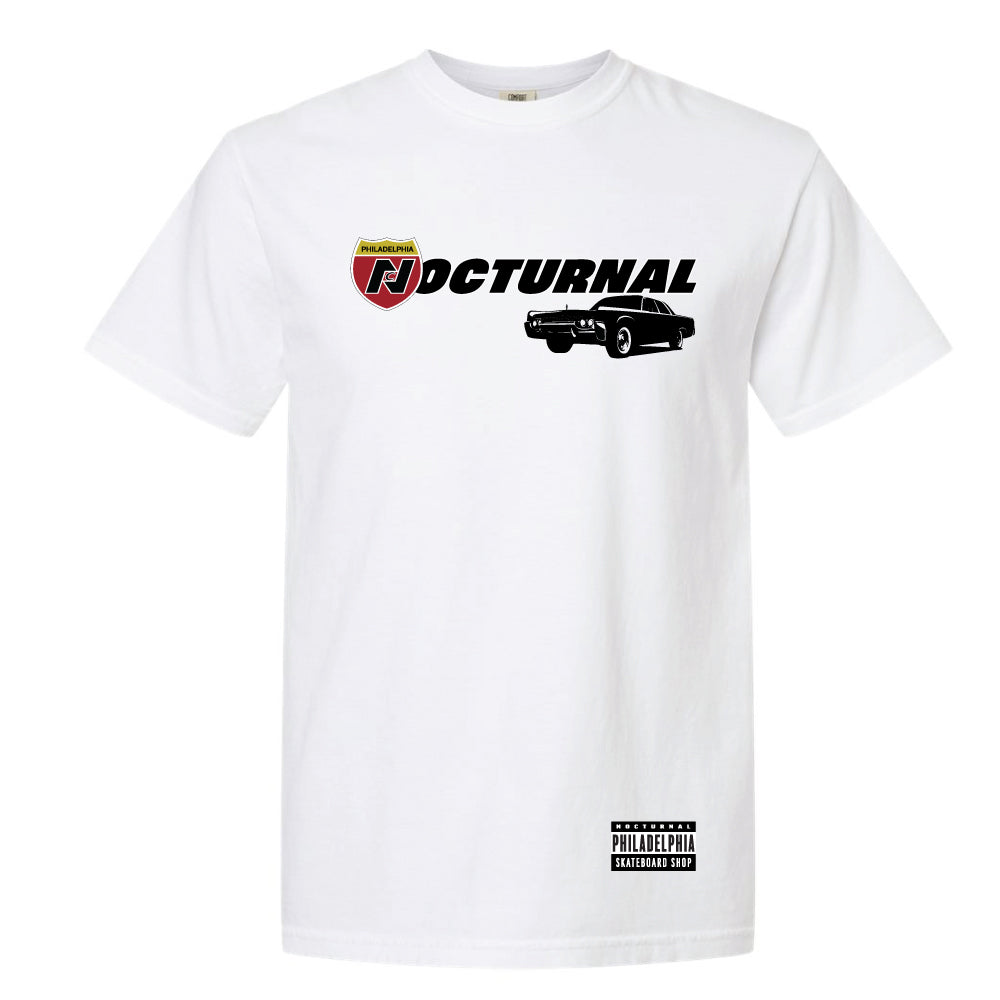 Nocturnal "Freeway" Tee Shirt (White)