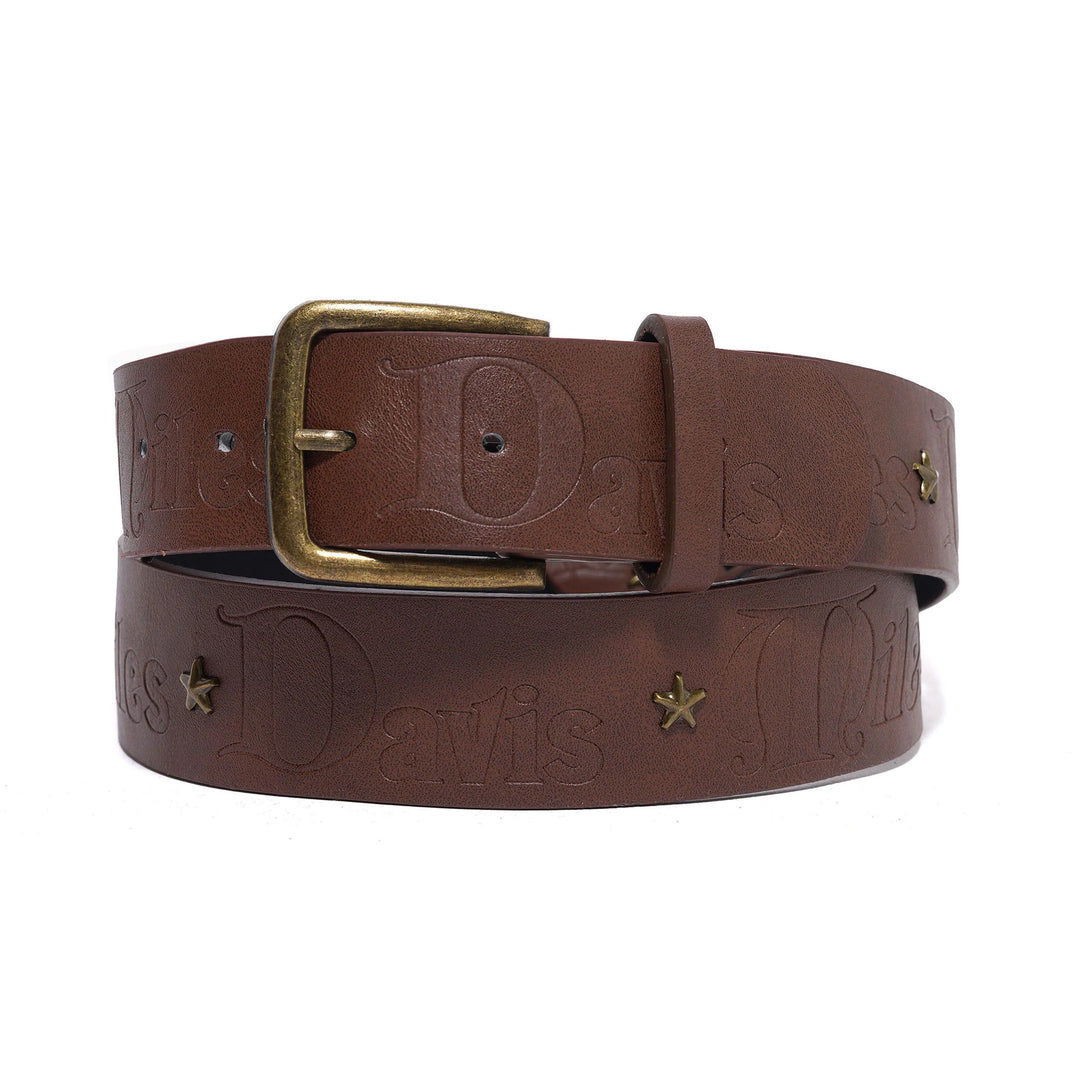 Butter Goods Miles Studded Belt (Brown)